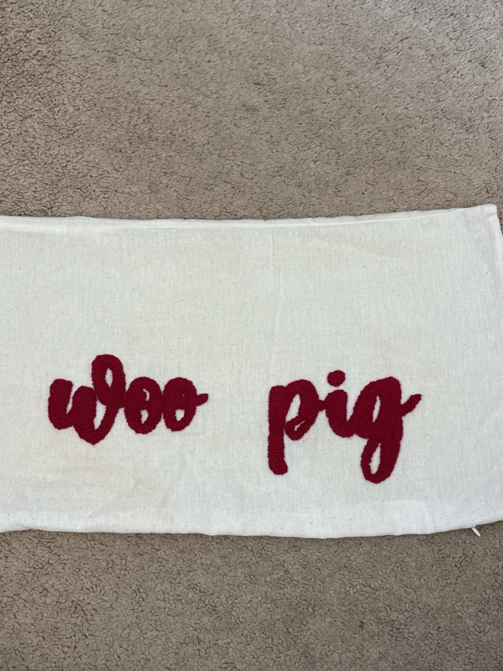 Woo Pig Pillow Case